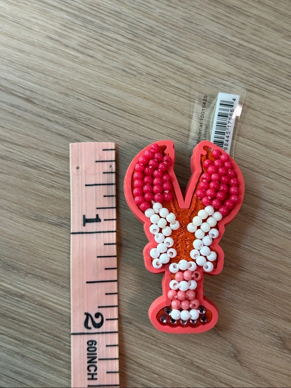 Crocs Charm BEADED LOBSTER Brand New Lobster Crocs Festive Charm-Summer-Beach